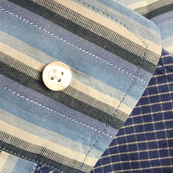 Robert Graham vertical stripe button up - Picture 6 of 8